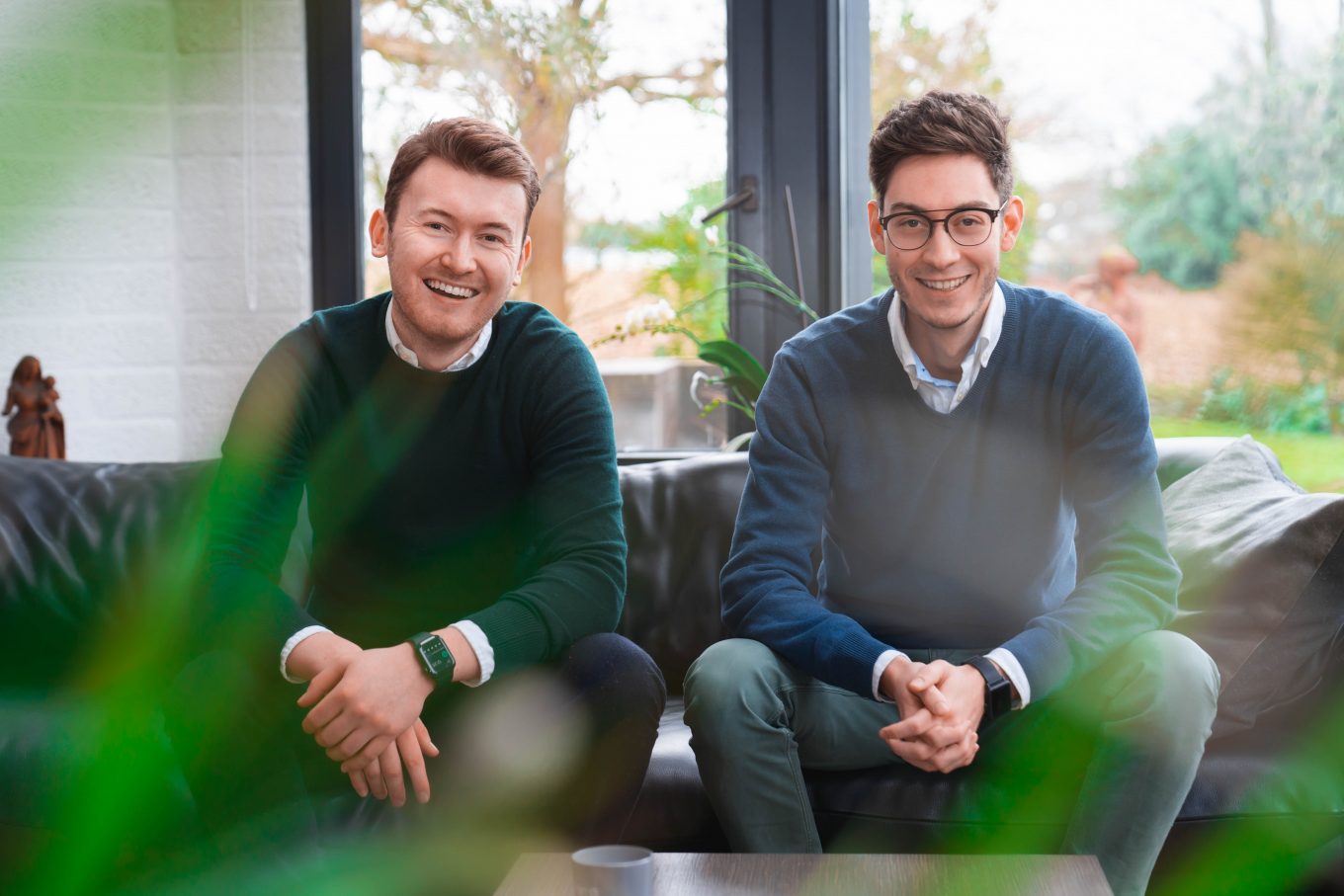 Gianno en Stijn, oprichters van Vastgoedklik